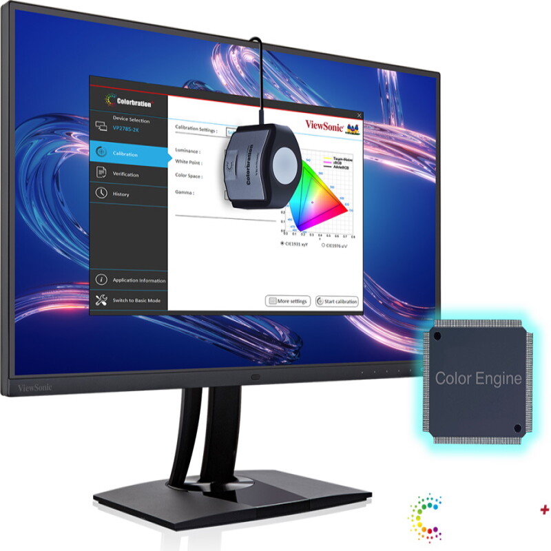 ViewSonic VP2785-2K 27" 100% Adobe RGB Οθόνη υπολογιστή για Επαγγελματίες